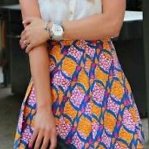 Zara colourful mini skirt